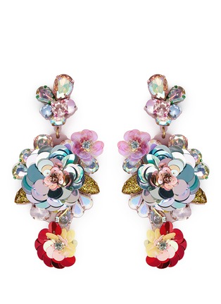 Main View - Click To Enlarge - J.CREW - Blooming sequin paillette earrings