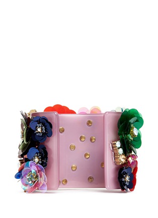 Front View - Click To Enlarge - J.CREW - Blooming sequin paillette cuff bracelet