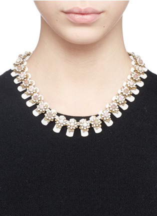 Figure View - Click To Enlarge - J.CREW - Flower stone necklace