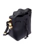 Detail View - Click To Enlarge - SOPHIE HULME - 'Nano Nelson' drawstring leather bucket bag