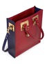 Detail View - Click To Enlarge - SOPHIE HULME - Mini colourblock rectangle leather box tote