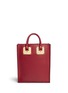 Back View - Click To Enlarge - SOPHIE HULME - Mini colourblock rectangle leather box tote