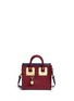 Main View - Click To Enlarge - SOPHIE HULME - Colourblock leather box tote