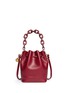 Back View - Click To Enlarge - SOPHIE HULME - 'Nelson' small leather drawstring bucket bag