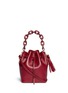 Main View - Click To Enlarge - SOPHIE HULME - 'Nelson' small leather drawstring bucket bag
