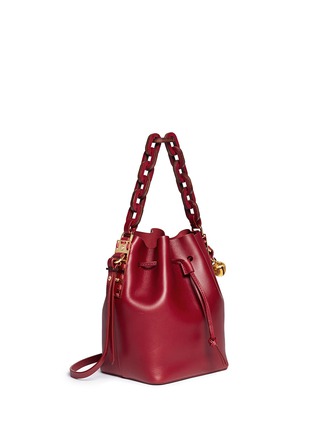 Figure View - Click To Enlarge - SOPHIE HULME - 'Nelson' small leather drawstring bucket bag