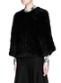 Front View - Click To Enlarge - 72348 - 'Jagger' kimono sleeve rabbit fur knit jacket