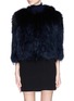 Main View - Click To Enlarge - 72348 - 'Leila' cropped racoon fur jacket