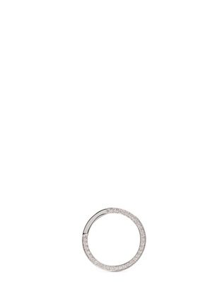 Front View - Click To Enlarge - DAUPHIN - Diamond 18k white gold cutout ring