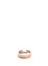 Figure View - Click To Enlarge - DAUPHIN - Diamond 18k rose gold ring