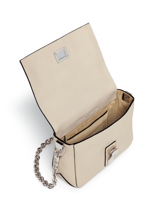 Detail View - Click To Enlarge - PROENZA SCHOULER - 'PS Courier' extra small pebbled leather crossbody bag