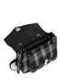 Detail View - Click To Enlarge - PROENZA SCHOULER - 'PS1' tiny plaid jacquard satchel