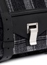 Detail View - Click To Enlarge - PROENZA SCHOULER - 'PS1' tiny plaid jacquard satchel
