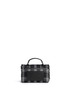 Back View - Click To Enlarge - PROENZA SCHOULER - 'PS1' tiny plaid jacquard satchel