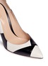 Detail View - Click To Enlarge - GIANVITO ROSSI - 'Crosby' patchwork leather pumps