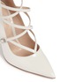 Detail View - Click To Enlarge - GIANVITO ROSSI - Crisscross buckle patent leather pumps