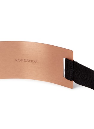 Detail View - Click To Enlarge - ROKSANDA - Copper plated steel belt