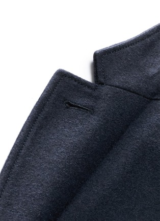 Detail View - Click To Enlarge - ARMANI COLLEZIONI - Notch lapel wool-cashmere blazer