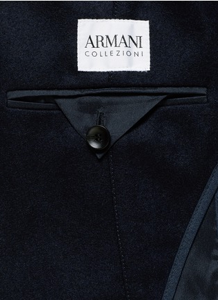  - ARMANI COLLEZIONI - Notch lapel wool-cashmere blazer