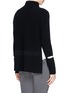 Back View - Click To Enlarge - STELLA MCCARTNEY - Split cuff chunky wool sweater