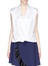 Main View - Click To Enlarge - PRABAL GURUNG - Plunge neckline charmeuse blouse