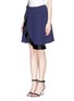 Front View - Click To Enlarge - PRABAL GURUNG - Asymmetric ruffle front skirt