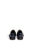 Back View - Click To Enlarge - ARMANI COLLEZIONI - Calf hair leather brogues