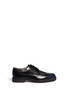 Main View - Click To Enlarge - ARMANI COLLEZIONI - Calf hair leather brogues