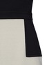 Detail View - Click To Enlarge - ST. JOHN - Milano knit colour block sleeveless V-neck wool-blend dress
