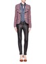 Figure View - Click To Enlarge - ST. JOHN - Crystal button tweed jacket