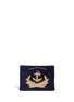 Main View - Click To Enlarge - CHARLOTTE OLYMPIA - 'In The Navy' suede pouch