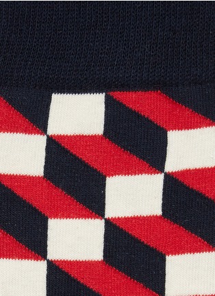 Detail View - Click To Enlarge - HAPPY SOCKS - Filled Optic socks
