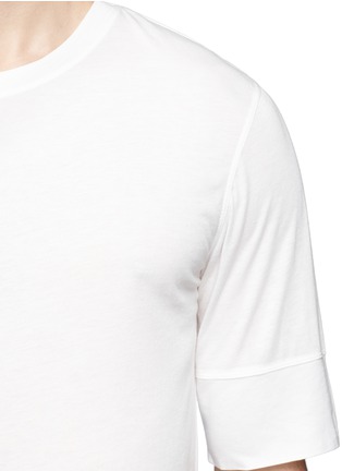 Detail View - Click To Enlarge - HELMUT LANG - Cotton-blend jersey T-shirt
