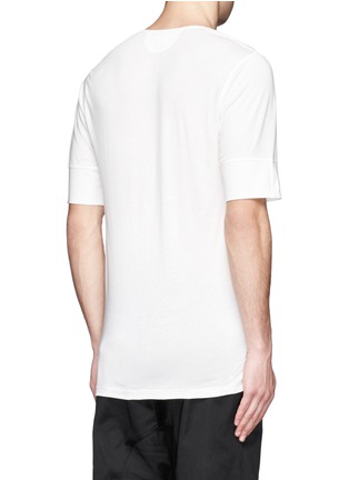 Back View - Click To Enlarge - HELMUT LANG - Cotton-blend jersey T-shirt