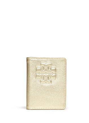 Main View - Click To Enlarge - TORY BURCH - 'Thea' folded pass holder