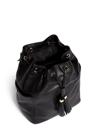 Detail View - Click To Enlarge - TORY BURCH - Thea leather backpack