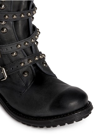 Detail View - Click To Enlarge - ASH - 'Reese' stud leather boots