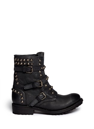 Main View - Click To Enlarge - ASH - 'Reese' stud leather boots