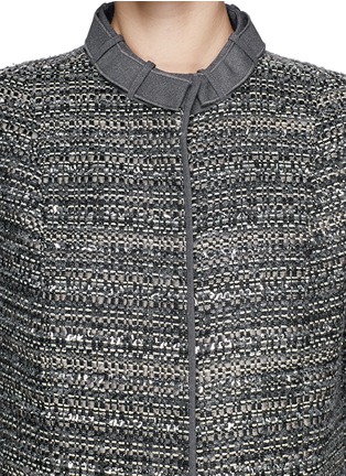 Detail View - Click To Enlarge - TORY BURCH - 'Bettina' tweed coat