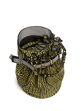 Detail View - Click To Enlarge - ALEXANDER WANG - 'Diego' brush leather bucket bag