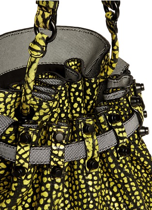 Detail View - Click To Enlarge - ALEXANDER WANG - 'Diego' brush leather bucket bag