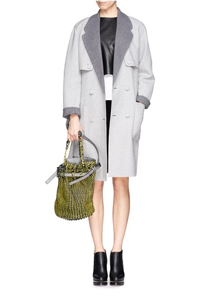 Figure View - Click To Enlarge - ALEXANDER WANG - 'Diego' brush leather bucket bag