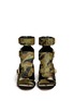 Figure View - Click To Enlarge - SAM EDELMAN - 'Perth' camouflage calf hair sandals