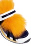 Detail View - Click To Enlarge - PIERRE HARDY - Fur front sneakers