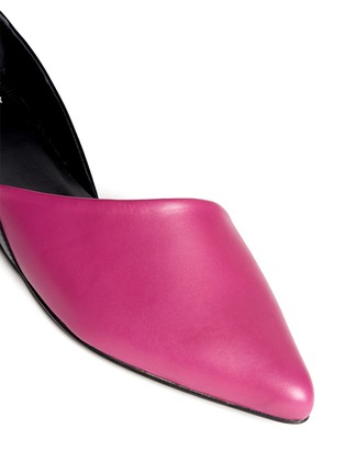 Detail View - Click To Enlarge - PIERRE HARDY - Colourblock asymmetric flats