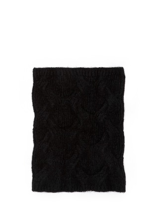 Main View - Click To Enlarge - ANN DEMEULEMEESTER - 'Collar Utopia' cable knit neck warmer