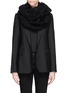 Figure View - Click To Enlarge - ANN DEMEULEMEESTER - 'Collar Utopia' cable knit neck warmer