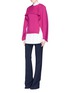 Figure View - Click To Enlarge - VALENTINO GARAVANI - Cropped cashmere capelet sweater