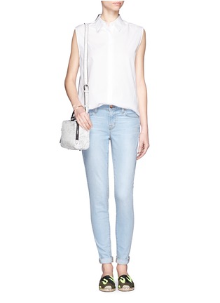 Figure View - Click To Enlarge - J BRAND - Super Skinny bleached jeans