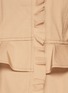 Detail View - Click To Enlarge - TORY BURCH - Delia cotton peplum cropped trench jacket